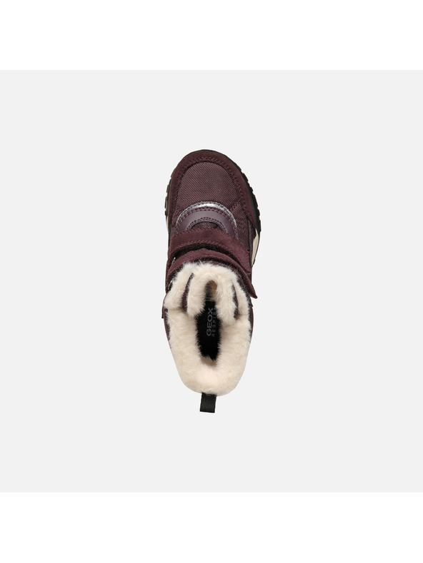 Geox Μπορντό παιδικές χειμερινές μπότες Geox Trekkyup B Ab