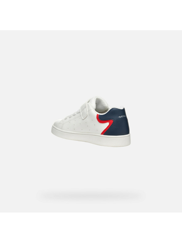 Geox Λευκά αγορίστικα αθλητικά παπούτσια Geox Eclyper