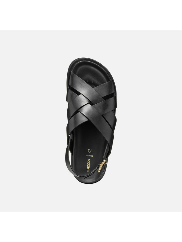 Geox Μαύρα γυναικεία σανδάλια Geox Adelash