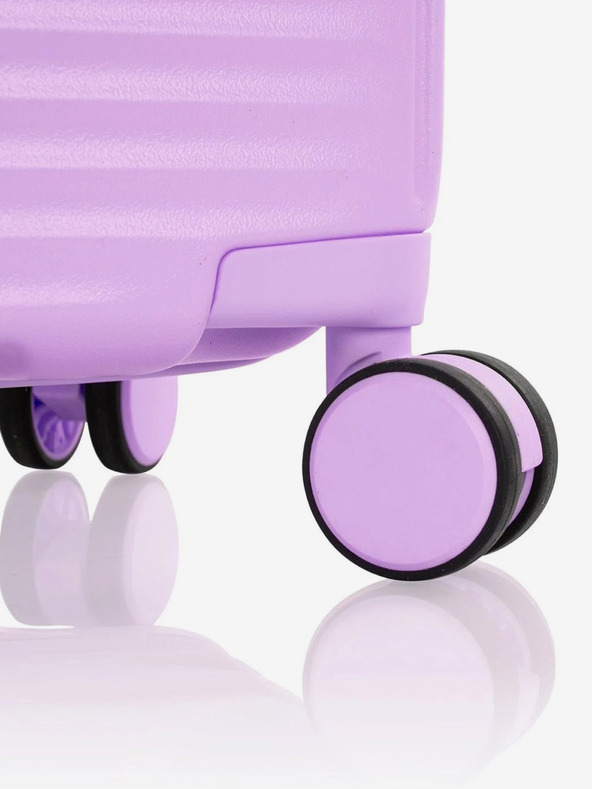 Heys Σετ τριών βαλιτσών ταξιδιού σε μωβ χρώμα Heys Pastel S,M,L