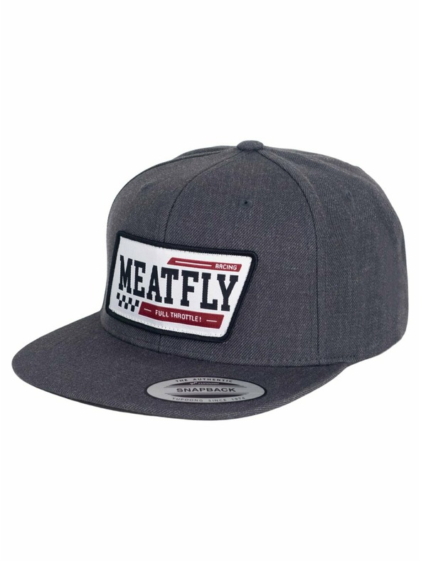 Meatfly Meatfly καπέλο Hornet Snapback Racing Σκούρο Γκρι | Γκρι | Μέγεθος