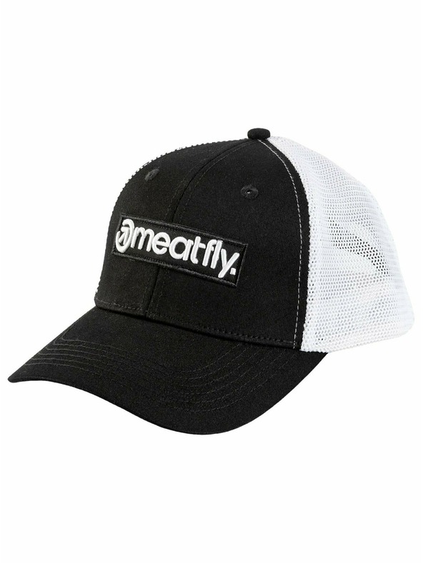 Meatfly Meatfly καπέλο Caleb Trucker Basic Logo Λευκό / Μαύρο | Λευκό | Μέγεθος