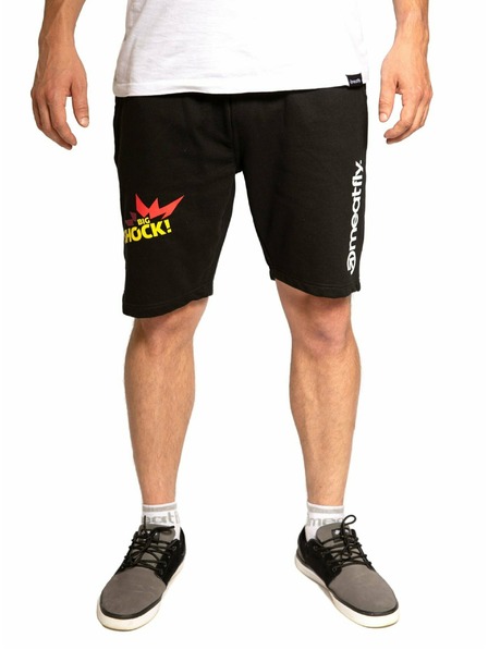 Meatfly Meatfly ανδρικό φόρμα σορτς Big Shock Black | Μαύρο | Μέγεθος