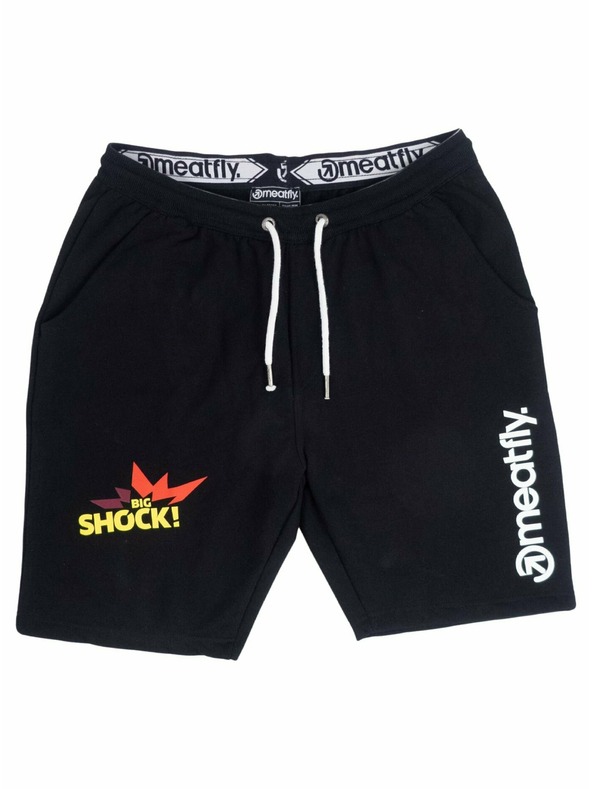 Meatfly Meatfly ανδρικό φόρμα σορτς Big Shock Black | Μαύρο | Μέγεθος
