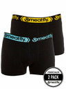 Meatfly Meatfly ανδρικά μποξεράκια Balboa Boxershorts Double Pack Black | Μαύρο | Μέγεθος