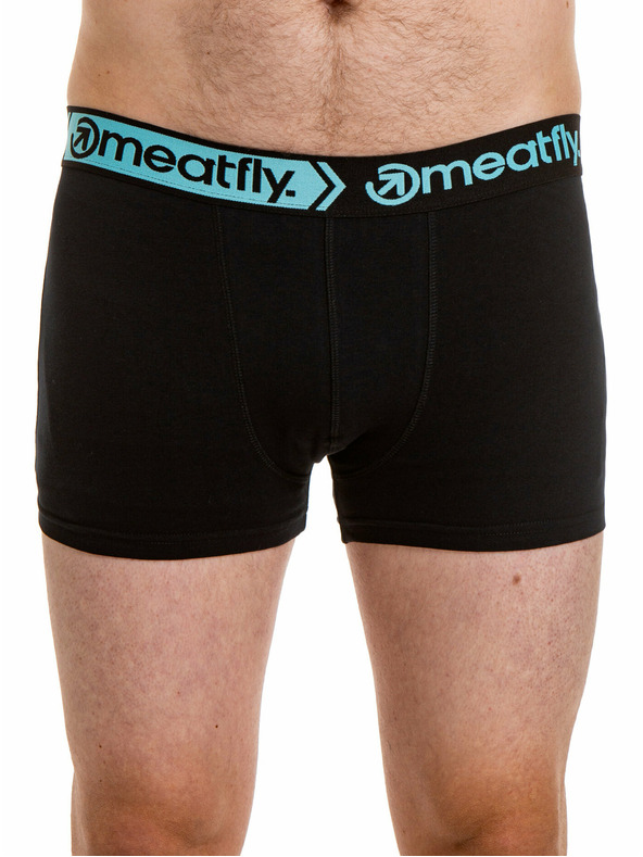 Meatfly Meatfly ανδρικά μποξεράκια Balboa Boxershorts Double Pack Black | Μαύρο | Μέγεθος