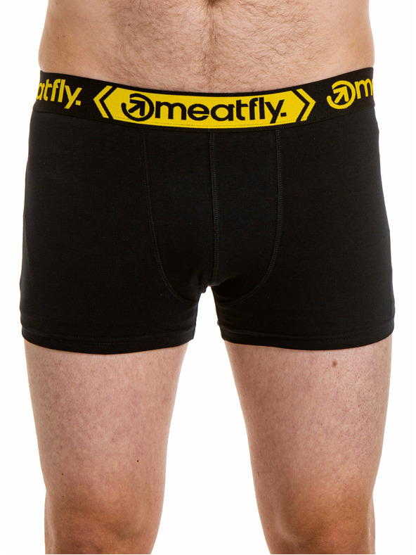 Meatfly Meatfly ανδρικά μποξεράκια Balboa Boxershorts Double Pack Black | Μαύρο | Μέγεθος