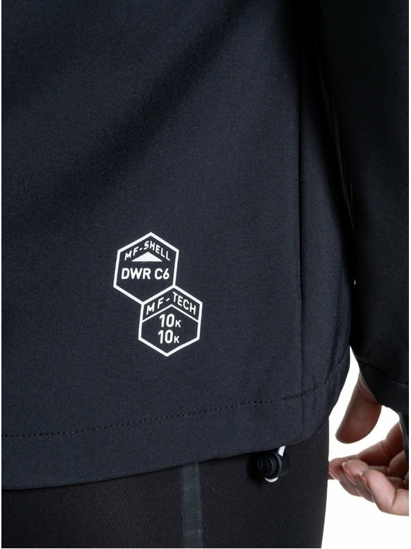 Meatfly Meatfly γυναικείο softshell μπουφάν Zaja Logo Μαύρο | Μαύρο | Μέγεθος