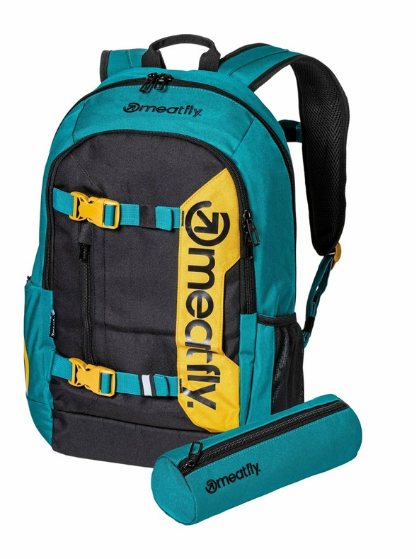 Meatfly Meatfly σακίδιο Basejumper Dark Jade/Black 22 L