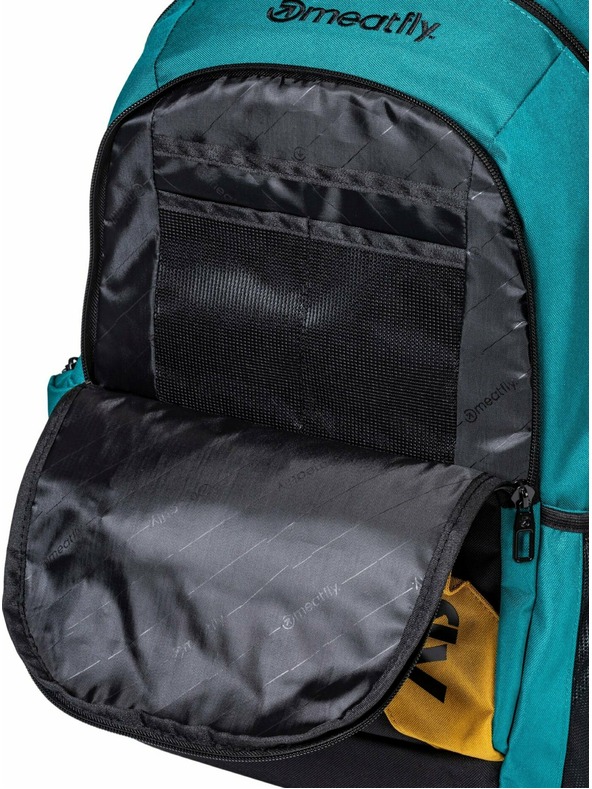 Meatfly Meatfly σακίδιο Basejumper Dark Jade/Black 22 L
