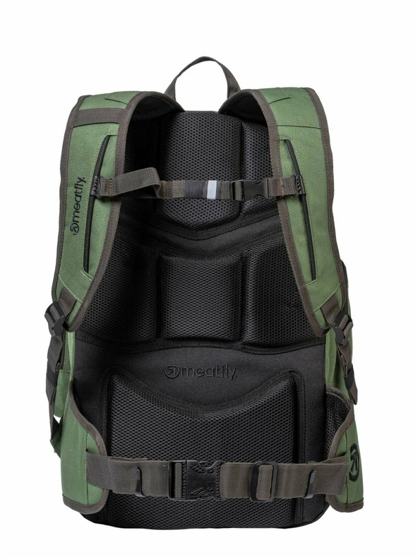 Meatfly Meatfly σακίδιο Wanderer Σκούρο Λαδί / Μαύρο 28 L