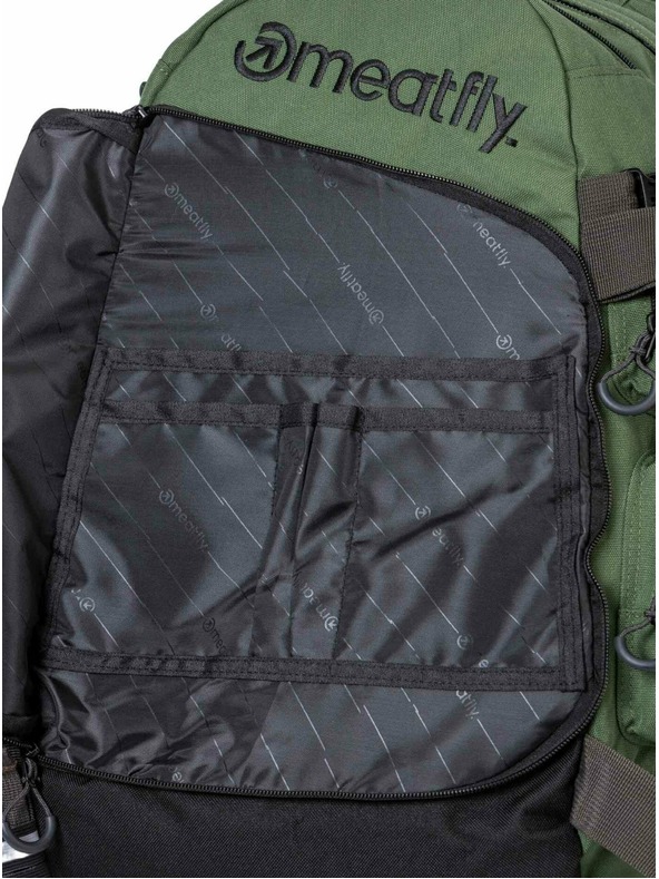 Meatfly Meatfly σακίδιο Wanderer Σκούρο Λαδί / Μαύρο 28 L