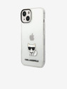 Karl Lagerfeld Karl Lagerfeld Choupette Logo Πίσω Κάλυμμα για iPhone 14 Plus Διαφανές
