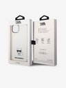 Karl Lagerfeld Karl Lagerfeld Choupette Logo Πίσω Κάλυμμα για iPhone 14 Plus Διαφανές