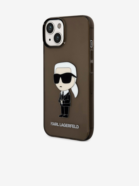 Karl Lagerfeld Karl Lagerfeld IML Ikonik NFT Πίσω Κάλυμμα για iPhone 14 Plus Μαύρο