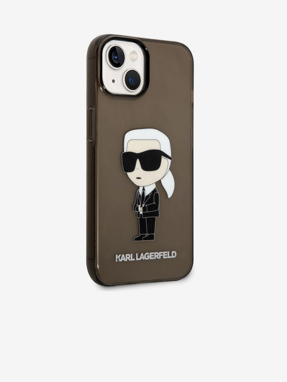 Karl Lagerfeld Karl Lagerfeld IML Ikonik NFT Πίσω Κάλυμμα για iPhone 14 Plus Μαύρο