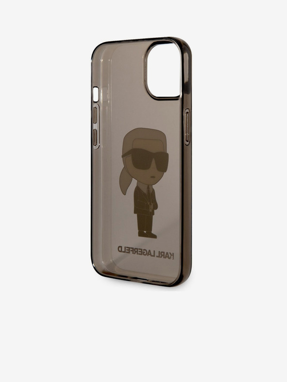 Karl Lagerfeld Karl Lagerfeld IML Ikonik NFT Πίσω Κάλυμμα για iPhone 14 Plus Μαύρο