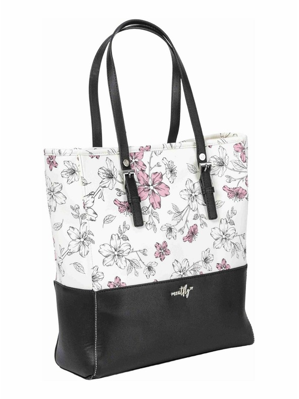 Meatfly Meatfly τσάντα Slima Blossom White | Λευκή | Όγκος 12 L