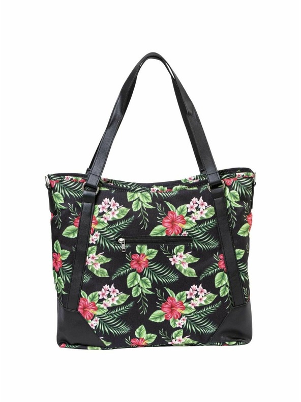 Meatfly Meatfly γυναικεία τσάντα Insanity Tropical Black | Μαύρη | Όγκος 11 L