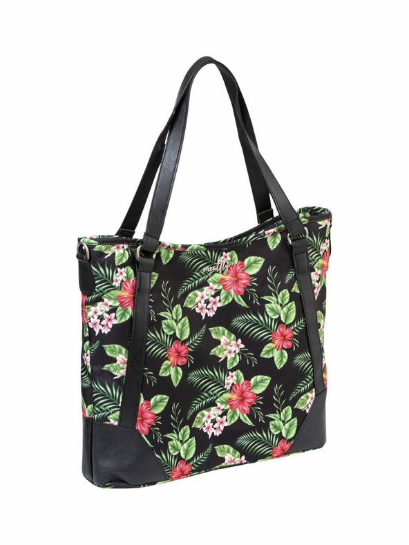 Meatfly Meatfly γυναικεία τσάντα Insanity Tropical Black | Μαύρη | Όγκος 11 L