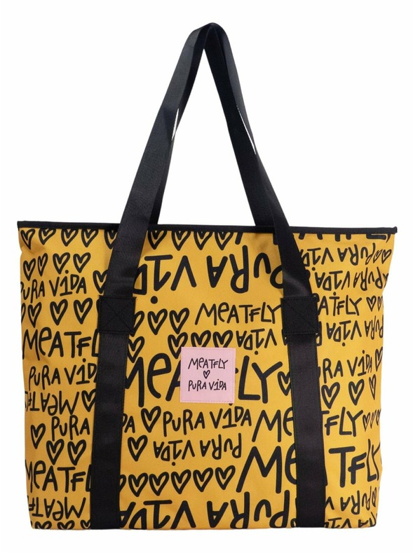 Meatfly Meatfly παραλιακή τσάντα X Pura Vida Skye Yellow/Black | Κίτρινη | Μέγεθος
