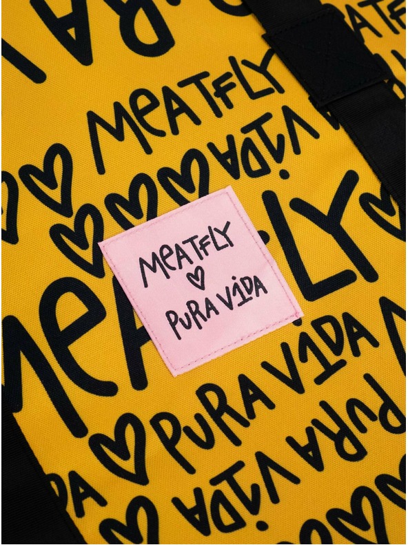 Meatfly Meatfly παραλιακή τσάντα X Pura Vida Skye Yellow/Black | Κίτρινη | Μέγεθος