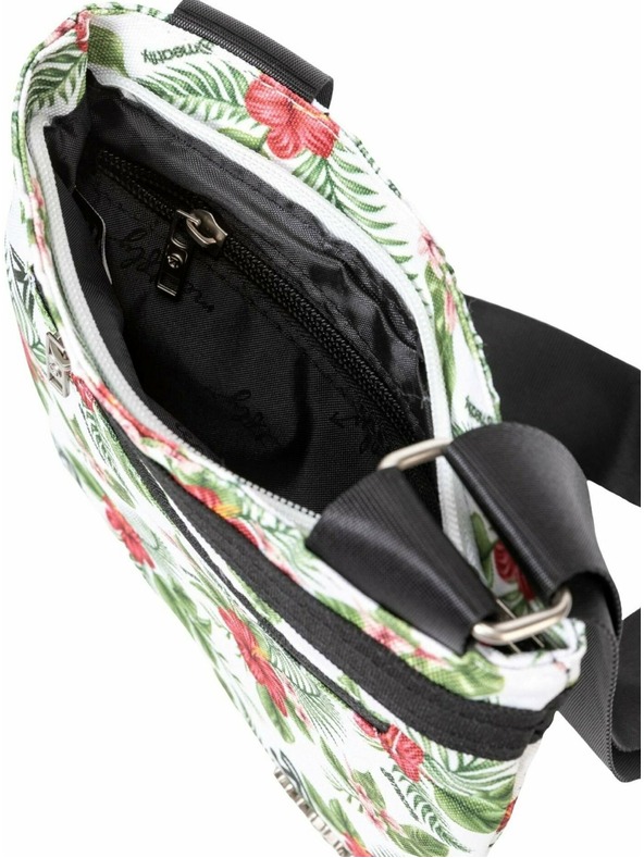 Meatfly Meatfly γυναικεία τσάντα Dixie Λευκά Τροπικά | Πολύχρωμη | Όγκος 0,4 L
