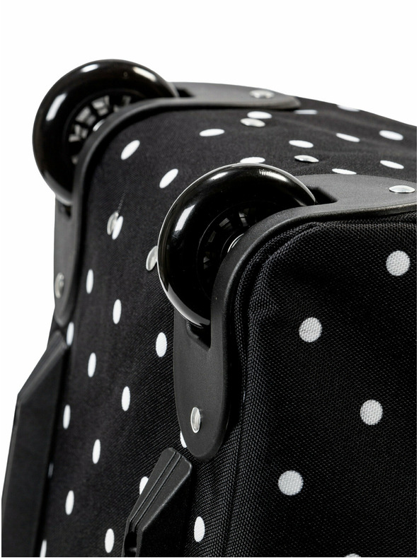 Meatfly Meatfly ταξιδιωτική τσάντα Gail Λευκή Κουκκίδα/Ροζ Πούδρας 42 L | Λευκή | Όγκος 42 L