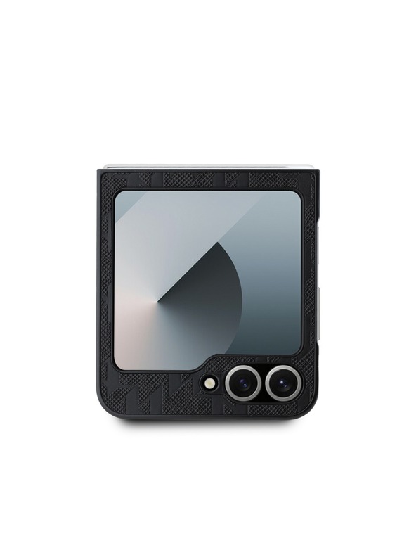 Karl Lagerfeld Karl Lagerfeld PU Saffiano Monogram Karl Head Οπίσθιο Κάλυμμα για Samsung Galaxy Z Flip 6 Black