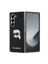Karl Lagerfeld Karl Lagerfeld PU Saffiano Monogram Karl Head Οπίσθιο Κάλυμμα για Samsung Galaxy Z Fold 6 Black