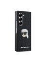 Karl Lagerfeld Karl Lagerfeld PU Saffiano Monogram Karl Head Οπίσθιο Κάλυμμα για Samsung Galaxy Z Fold 6 Black