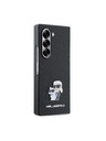 Karl Lagerfeld Karl Lagerfeld PU Saffiano Karl and Choupette Πίσω Κάλυμμα για Samsung Galaxy Z Fold 6 Μαύρο
