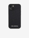 Karl Lagerfeld PU Quilted Pattern Πίσω Κάλυμμα για iPhone 15 Black Karl Lagerfeld