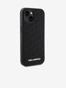 Karl Lagerfeld PU Quilted Pattern Πίσω Κάλυμμα για iPhone 15 Black Karl Lagerfeld