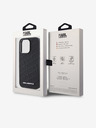 Karl Lagerfeld Karl Lagerfeld PU Καπιτονέ Μοτίβο Οπίσθιο Κάλυμμα για iPhone 15 Pro Μαύρο