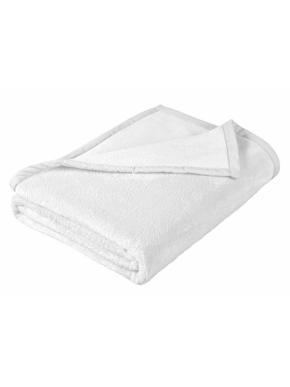 Bellatex Βρεφική κουβέρτα Micro 100x150cm λευκό