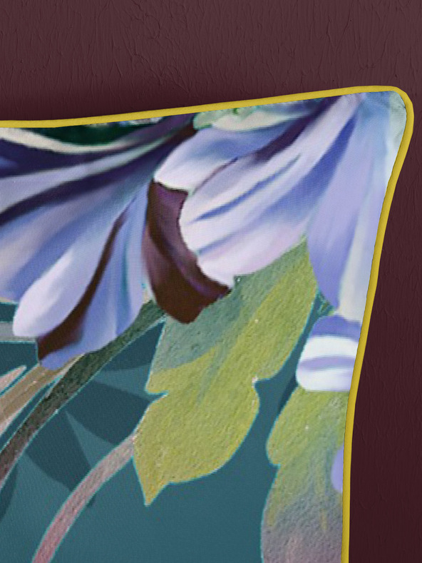 Descanso Πετρόλ σατέν κλινοσκεπάσματα Descanso 140 x 220 cm