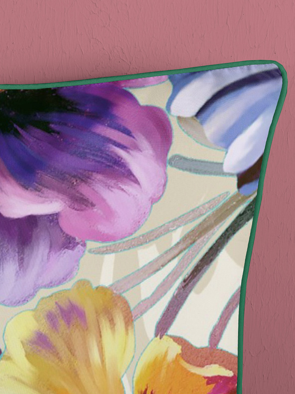 Descanso Κρεμ σατέν σεντόνια Descanso 140 x 220 cm