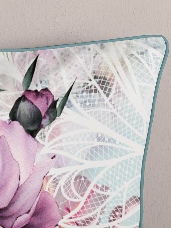 Descanso Ροζ και πράσινα σατέν κλινοσκεπάσματα Descanso 140 x 220 cm