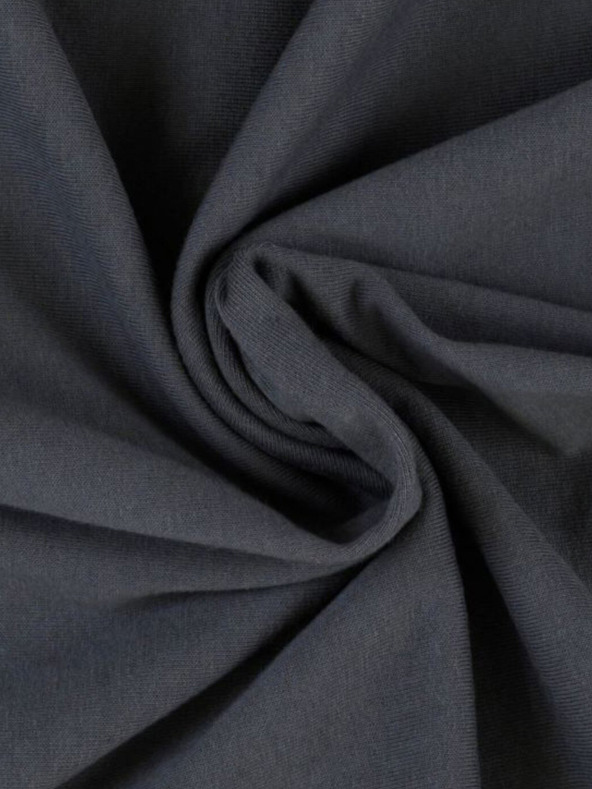 Kvalitex Σεντόνι ζέρσεϊ διπλό 220x200εκ. σκούρο γκρι