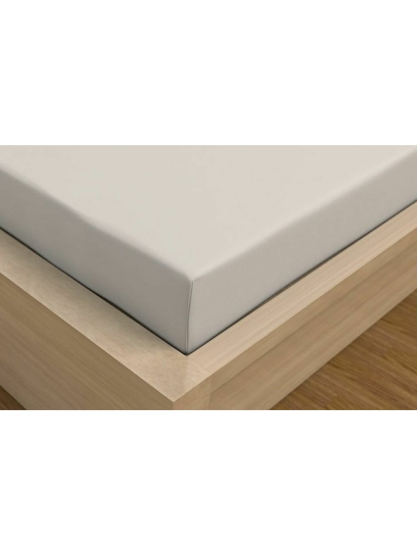 Kvalitex Σατέν σεντόνι Luxury Collection 220x200εκ. λευκό Kvalitex