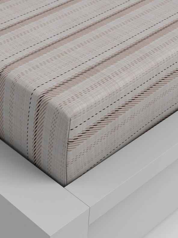 Kvalitex Σατέν σεντόνι Luxury Collection 140x200cm Oksia Kvalitex