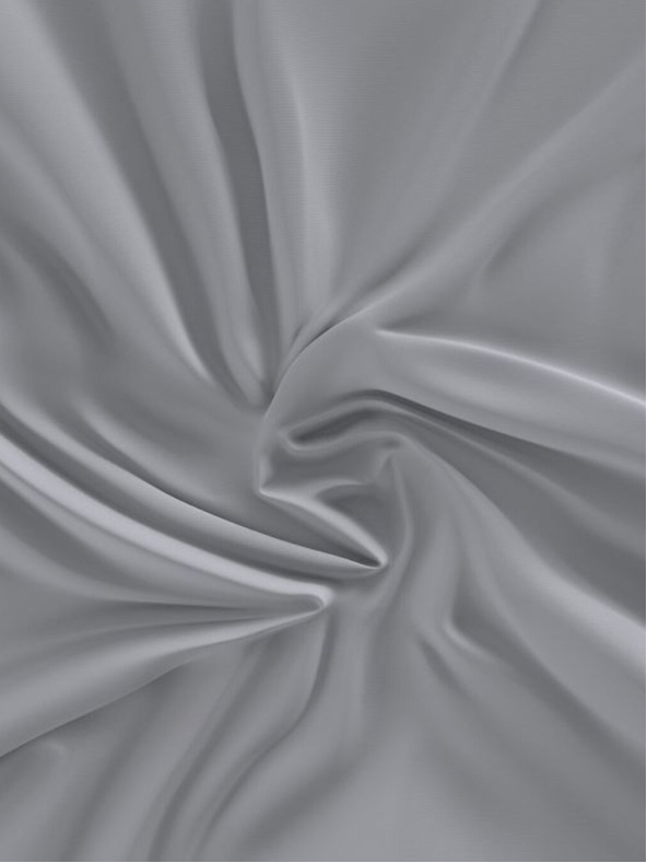 Kvalitex Σεντόνι από ελαστική βισκόζη 100x200cm ανοιχτό γκρι