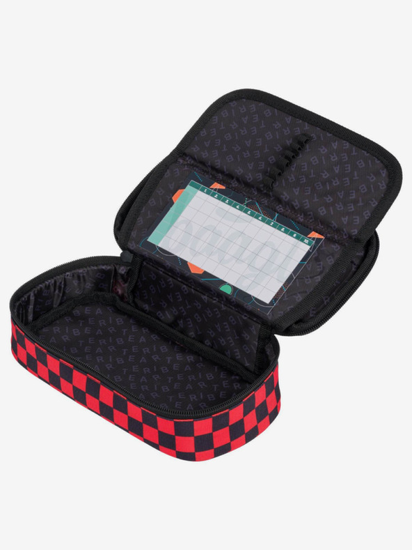 BAAGL  Μαύρη σχολική μολυβοθήκη skate teribear Baagl