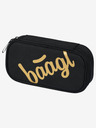 BAAGL  Μαύρη σχολική μολυβοθήκη Baagl Skate Gold