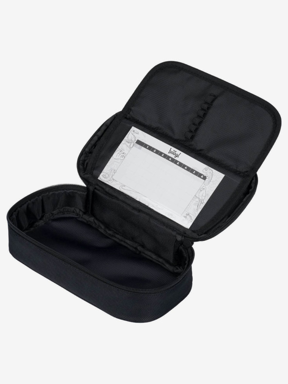 BAAGL  Μαύρη σχολική μολυβοθήκη Baagl Skate Gold