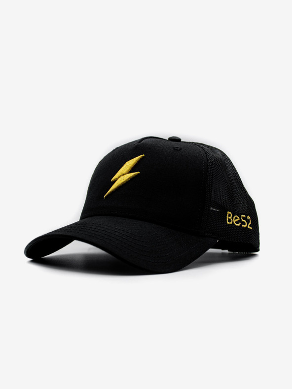 Be52 Be52 Bolt καπέλο premium μαύρο/χρυσό