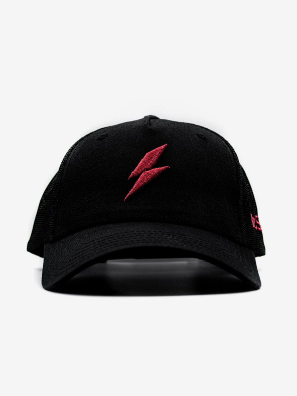 Be52 Be52 Bolt καπέλο premium μαύρο/κόκκινο