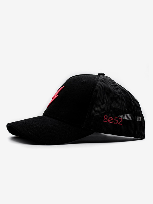 Be52 Be52 Bolt καπέλο premium μαύρο/κόκκινο
