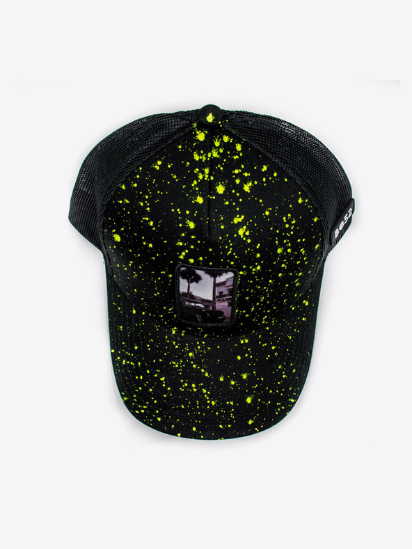 Be52 Be52 Wagon splash καπέλο premium μαύρο/νέον κίτρινο